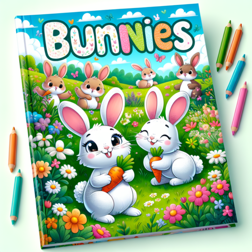 Bunnies, A Children's Coloring Book