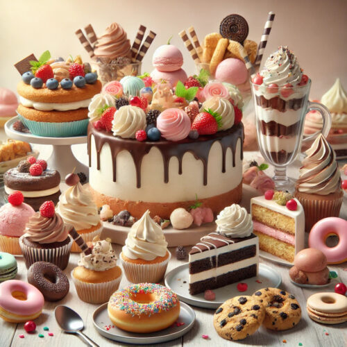 Desserts, A Coloring Book